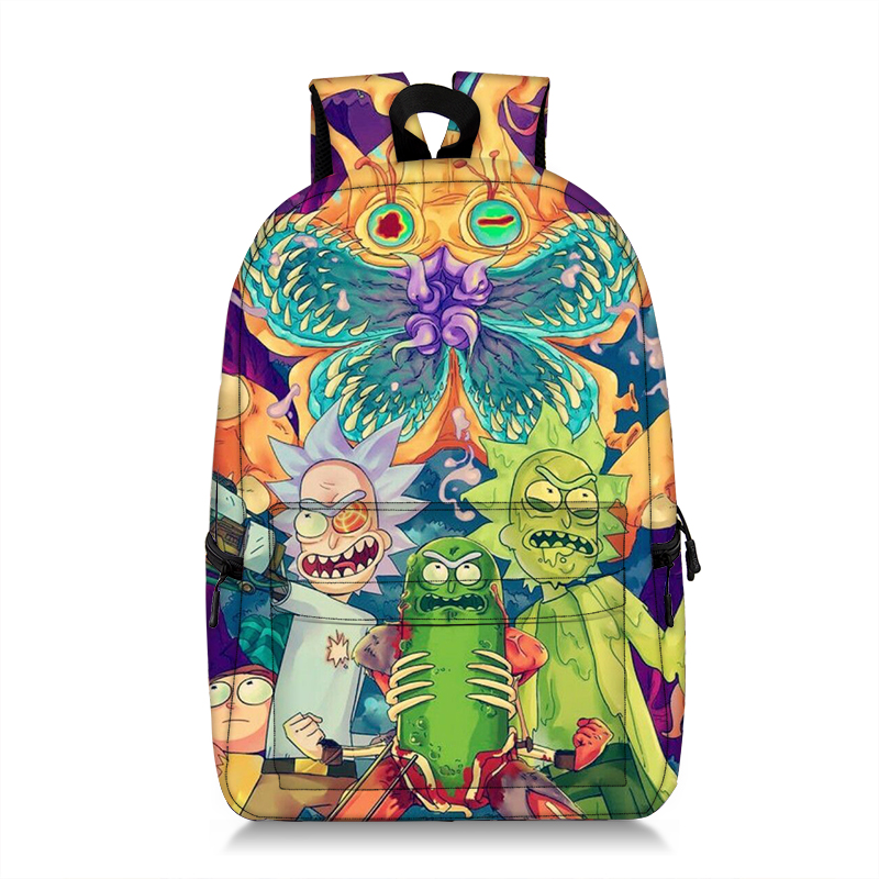 

Horror Monster Printed Anime Student Schoolbag Printed Backpack High-quality Comfortable Large-capacity Novel Fun School Trip Play
