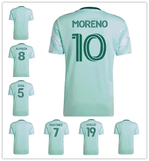 

2022 2023 Customized Atlanta United FC Soccer Jersey Almirón 10 Martinez 7 Nagbe 6 Barco 8 Villalba 15 Garza 4 McCann 16 Thai Quality sports jerseys