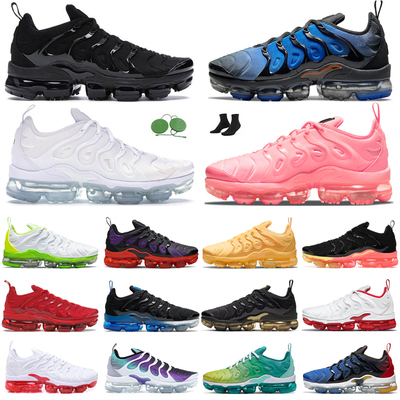 

2022 Tn Plus Running Shoes Men Women Triple Black White Knicks Atlanta Voltage Purple Barely Volt Cool Grey mens trainers sports sneakers size us 13, Game royal