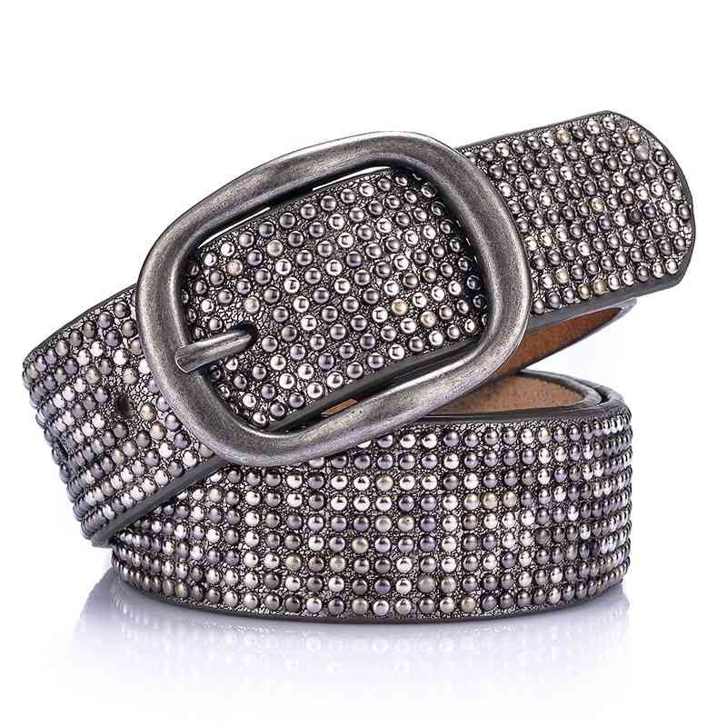 

Designer belts 2023 New rivet decoration women's fashion cool style wide belt