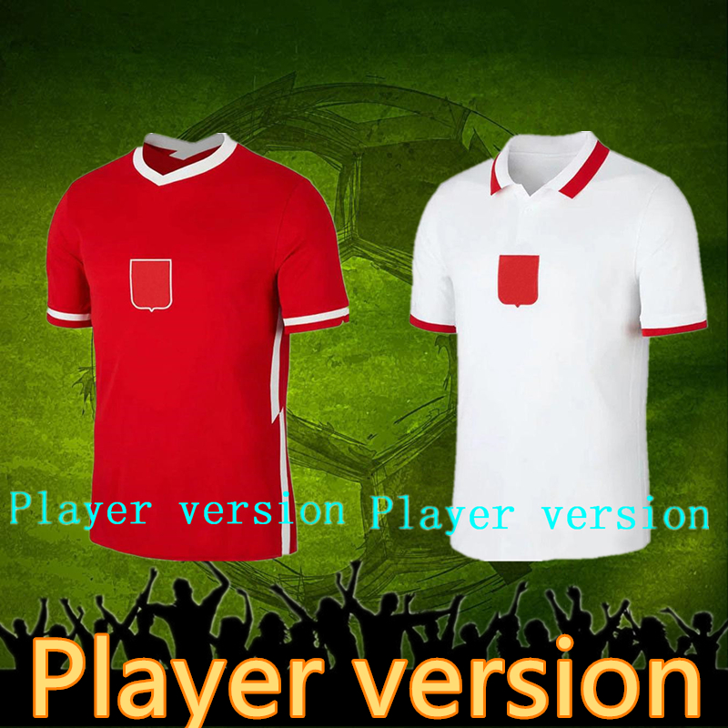 

2021/2022 Poland Player version Soccer jerseys Home Away countries maillot foot Shirts Football uniform camisetas de ftbol, Patch