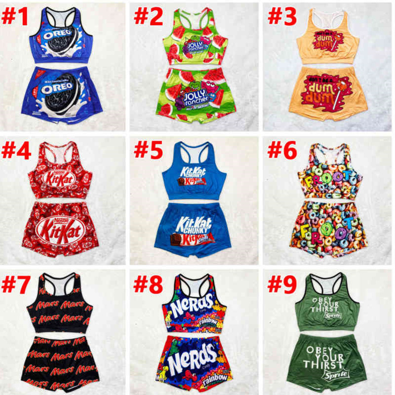 

Designers Women Tracksuits Two Pieces Yoga Pants Sexy Slim Letters Printed Vest Shorts Set Ladies Fashion Outfits Sportwear, B1-b9