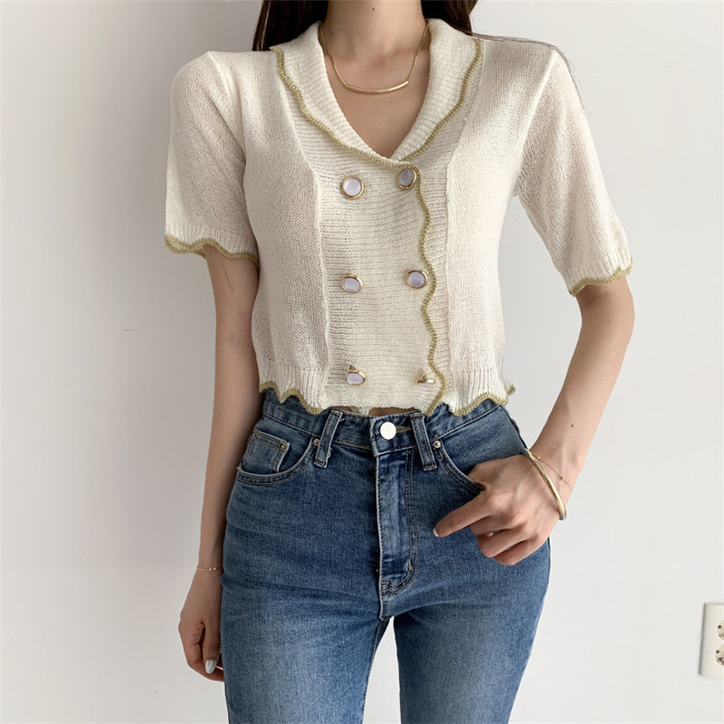 Thin Gentle Slim Arrival Office Lady Chic Sweet Cardigans Women's Knitting High Quality Loose Short Sweaters 210421