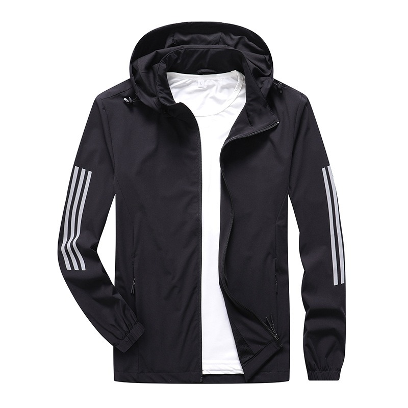 

Men's casual jacket youth sportswear, Black
