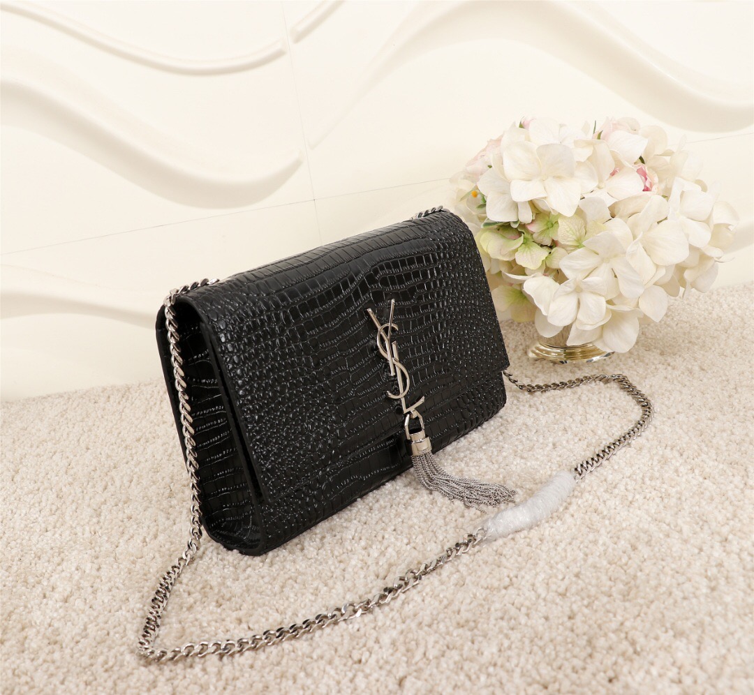 

Genuine Leather Crocodile pattern Handbag Comes With Chain Bag Women luxurys Fashion Designers Bags Female clutch Classic High Quality Girl