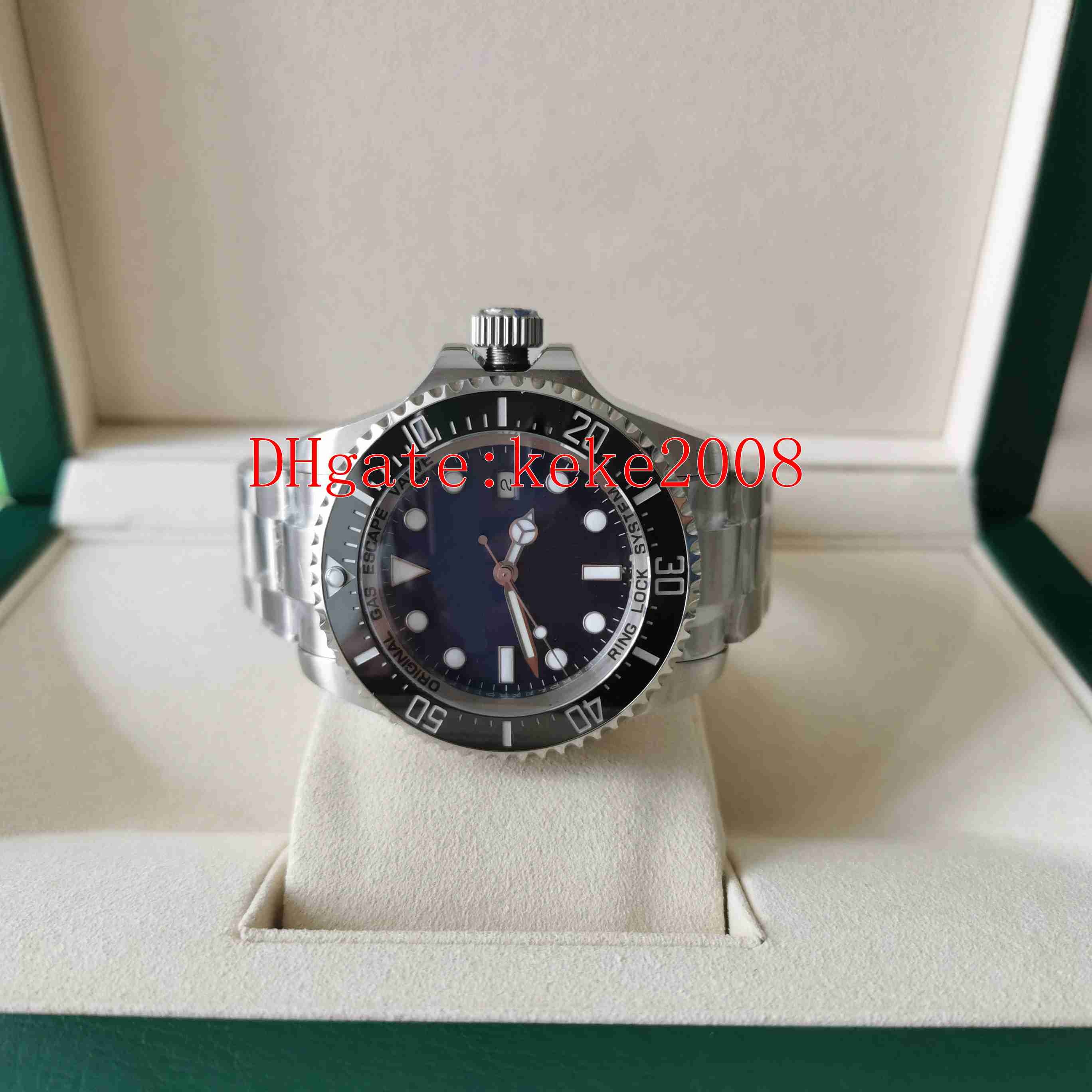 

With Box Papers Top Quality Watch BPF 44mm 116660 D-Blue Ceramic Stainless 316L Black blue gradient 2813 Movement Mechanical Automatic Mens Watches, No box papers