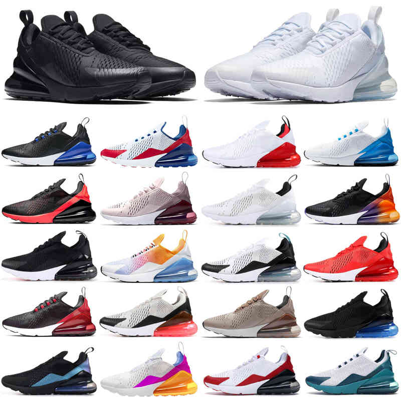 

270 men women shoes Triple Black White Photo Blue cactus University Red brown light bone mens womens trainers sports sneakers size 36-45, #9 bred 36-45