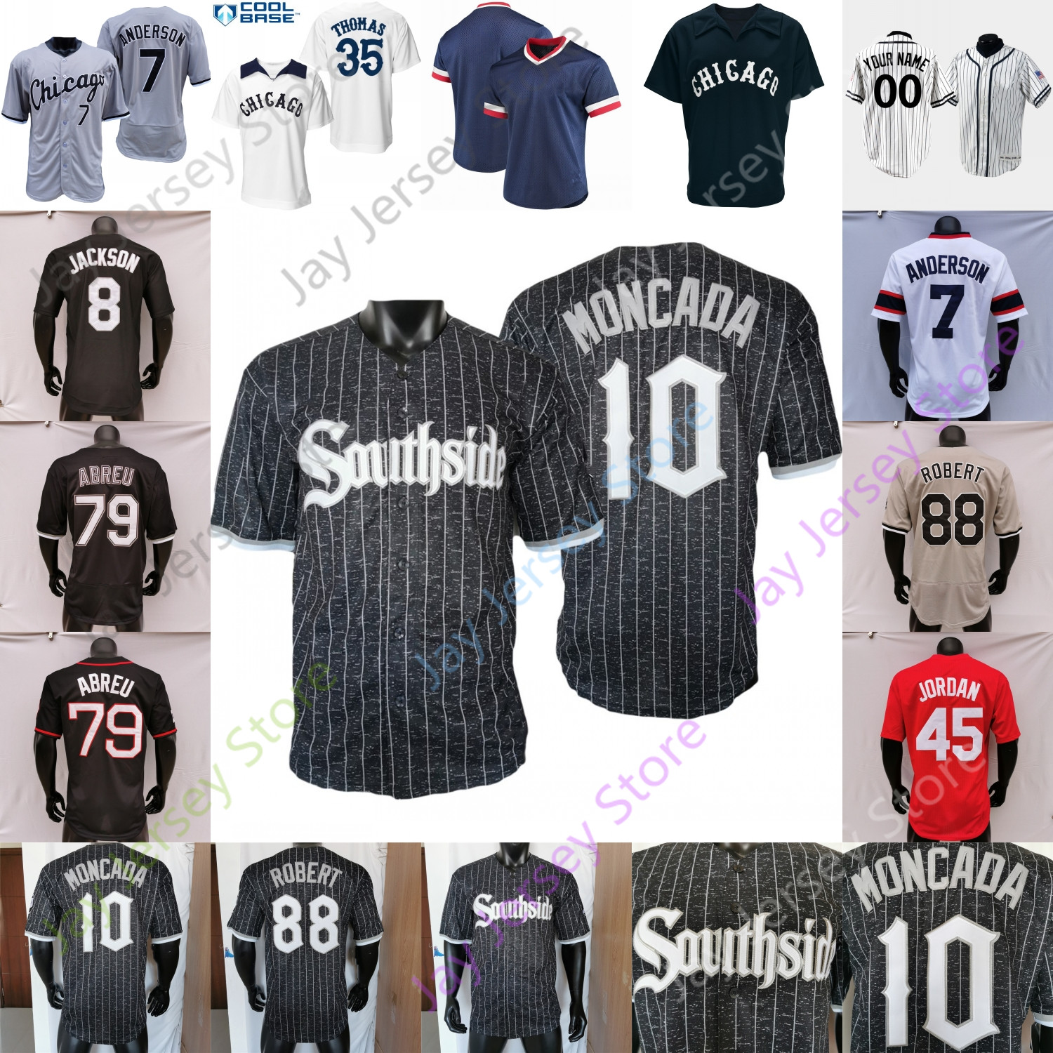

Chet Lemon Jersey Billy Hamilton Gonzalez Nick Williams Bo Jackson Frank Thomas Luis Aparicio Nellie Fox Cease Crochet Foster Fry Hendriks Heuer Rodon Ruiz Turley, New player's versions grey
