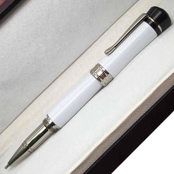 

Luxury pen lucky star series Unique design roller ball pens made of High grade white ceramic office writin supply gift for boyfriend