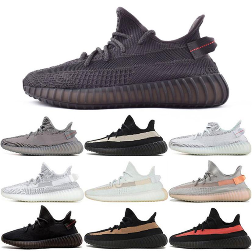 

2019 static shoes with box sesame butter v2 black white breds oreos running shoes sports sneakers shoes 36-45 kDs YEZZIES YEEZIES BOOST