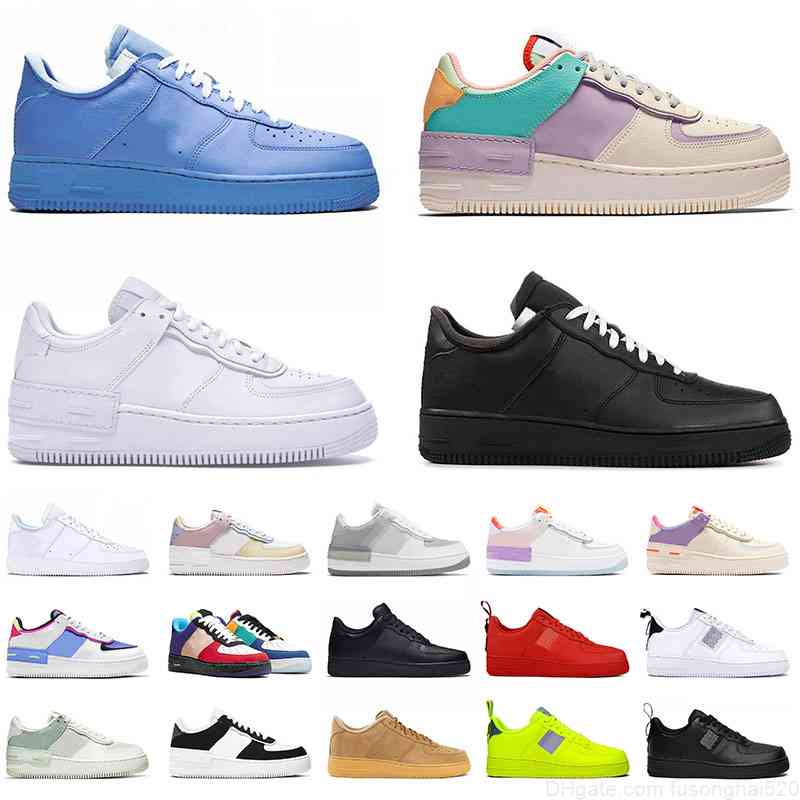 

2021 Air\rDunk 1 Shadow One Running Shoes Mens Womens Beige Black White Off Mca Airforce\rUtility Dunks Volt Do It Just Moma, C37 36-40 shadow white pink