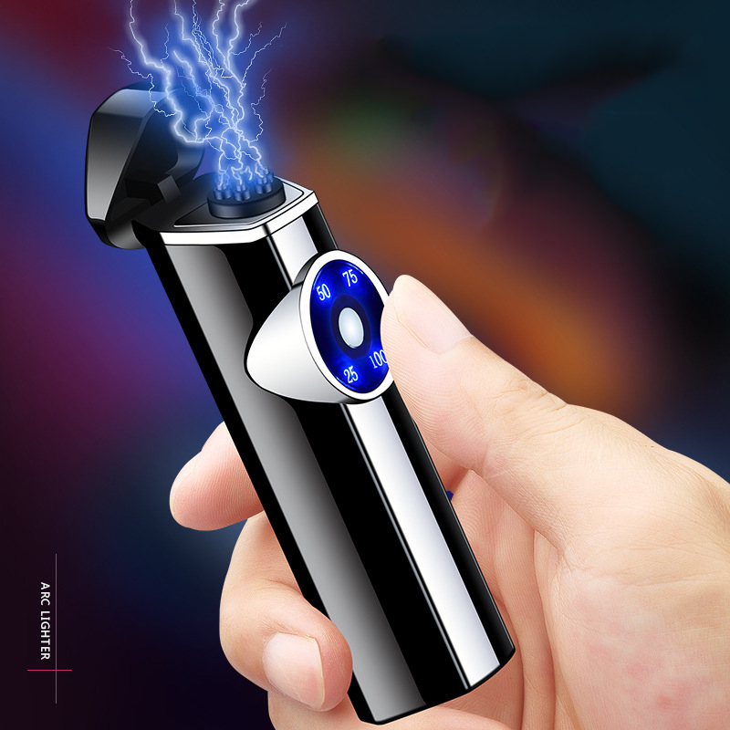 

Usb ighter Upscae Windproof Six Arc Pasma ighter Camping Meta Mini Outdoor Surviva Surviva ighters Gadgets for Men