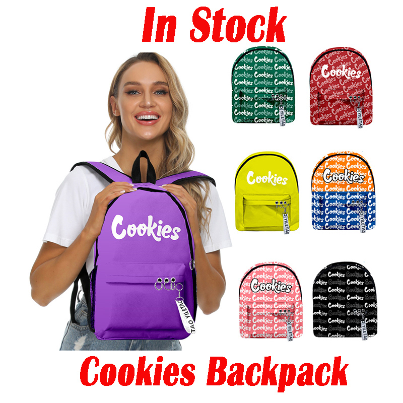 

Co-kies Bag Backpack shoulder pack Cookie Teenager Boys Girls School Bags Women Men Oxford Waterproof Streetwear Travel Bags