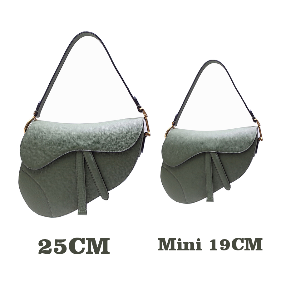 

Classic Designer bag Fashion Crossbody saddle bags womens handbag purse wallet shoulder Messenger wallet genuine leather with letter straps and Box