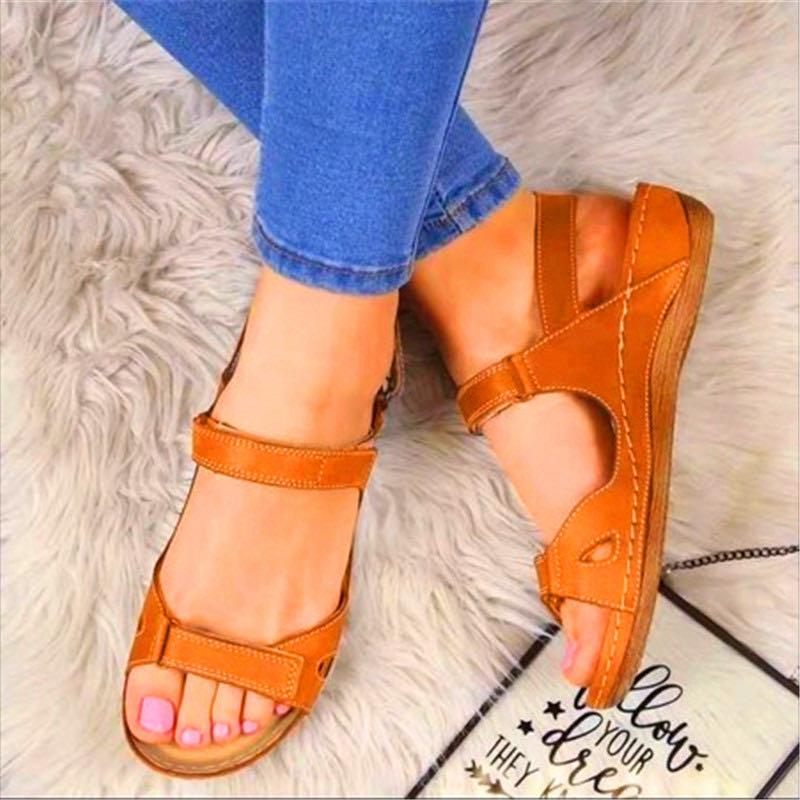 

Independent Station Foreign Trade Explosion Models Custom 2021 Summer Casual Women's Sandals Buckle Open-toed Shoes Yama, Blue