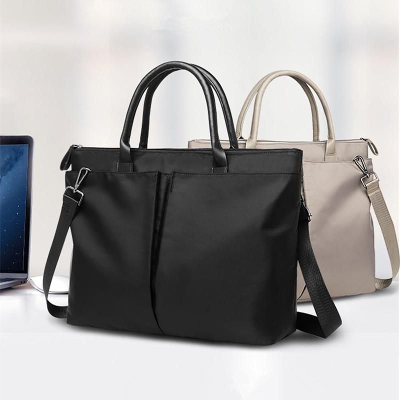 

Briefcases Men Women Business Briefcase Laptop Notebook Bag For 12 13 14 15.6 Inch Single Shoulder Backpack Handbag Shockproof Case Storage, 12inch black