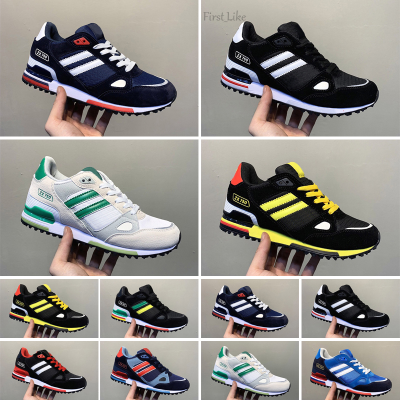 

Designer sneakers Originals ZX750 Shoes blue black grey zx 750 for Mens and Womens Athletic Breathable casual Shoe Size 36-44, Color 7