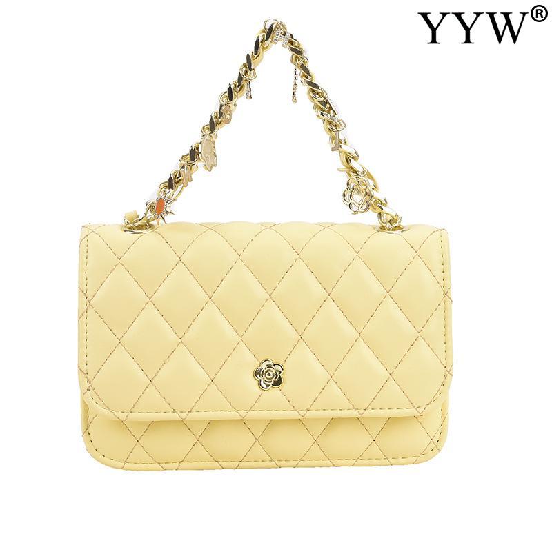 

Shoulder Bags Women Luxury Bag Small Flap Chain Ribbed Crossbody Messenger For Girl Women'S Handbags Ladies Phone Purse Handbag, White