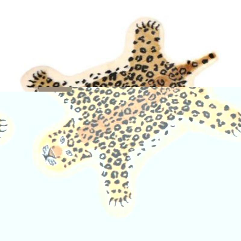 

Carpets Soft Tiger Printed Home Decor Washable Faux Skin Bedroom Coffee Table Carpet Area Rug Living Room Mat Long Plush Non Slip