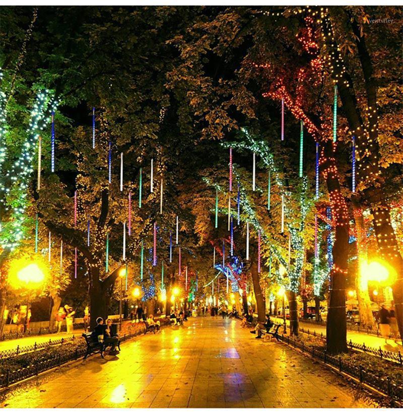 

Party Decoration 30cm/50cm LED Meteor Shower Garland Holiday Strip Light Outdoor Waterproof Fairy Lights For Garden Street Christmas