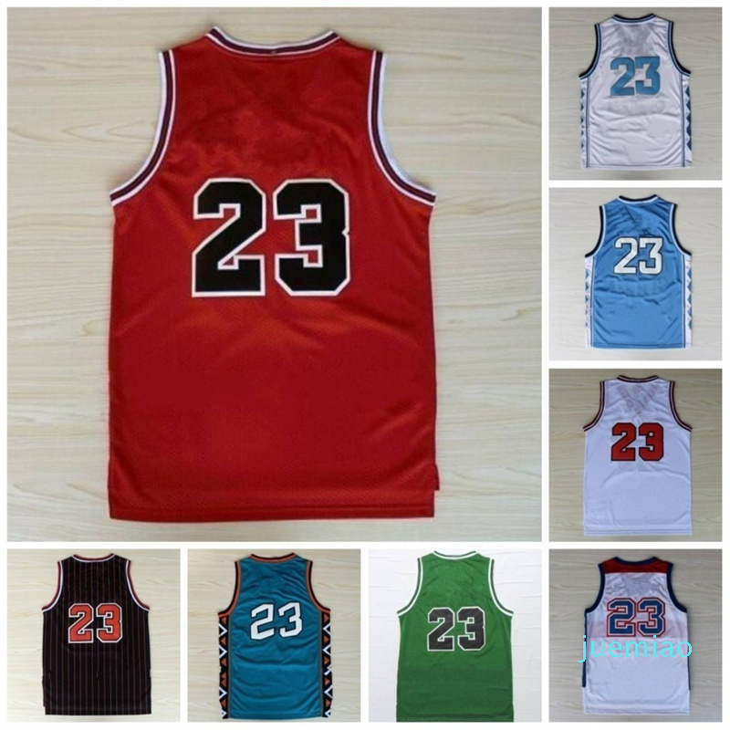 

Vintage 1997 Basketball Jerseys 23 College North Carolina LOONEY Team 96 98 Stitched, 23 all black