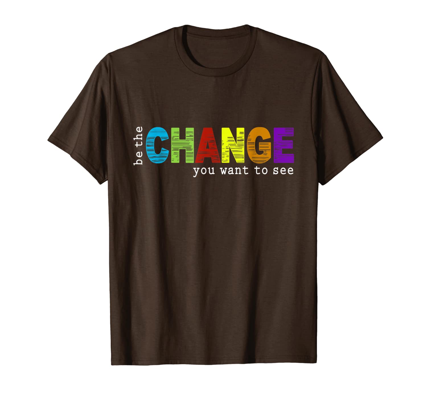 

be the change you want to see gift for christian t-shirt, White;black