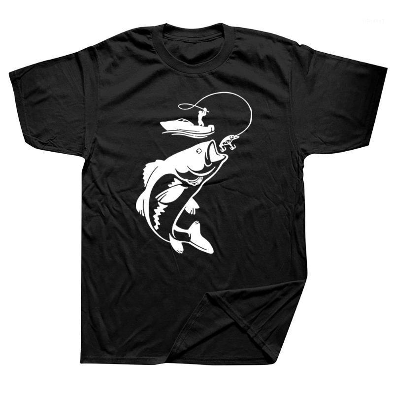 

Men's T-Shirts Funny Fishing Carp Fish Fisherman Sporter T Shirts Men Summer Cotton Harajuku Short Sleeve O Neck Streetwear Hunting T-shirt, Black-10