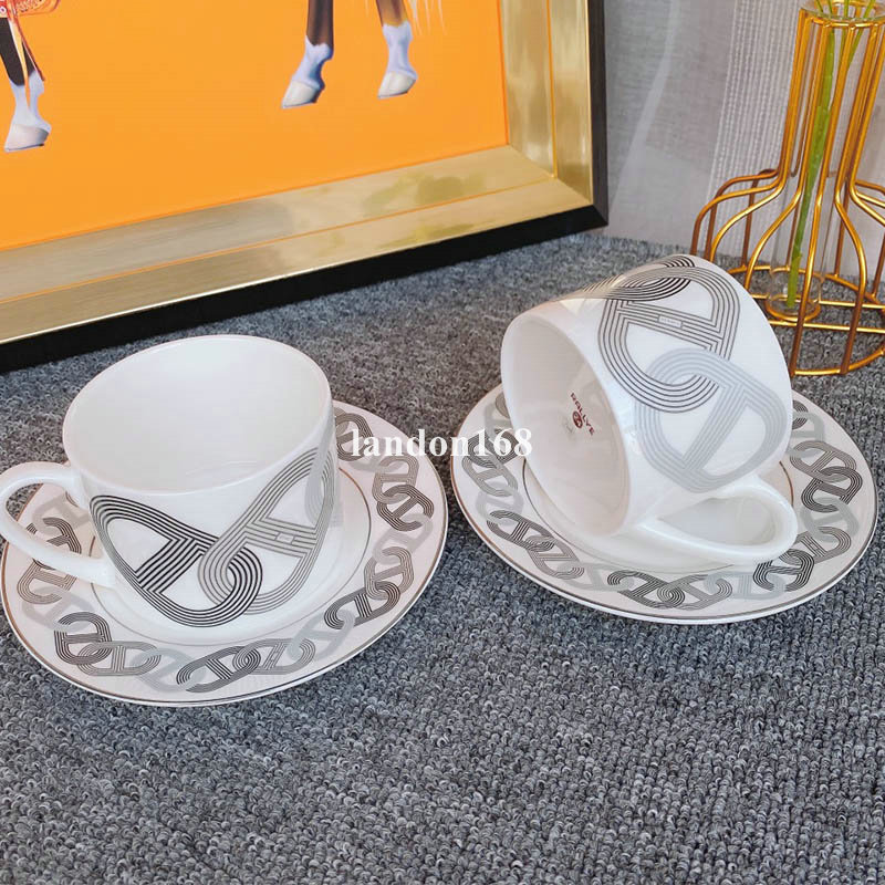 

European style coffee set bone china afternoon tea suit ceramic cups and saucers many colors can choose