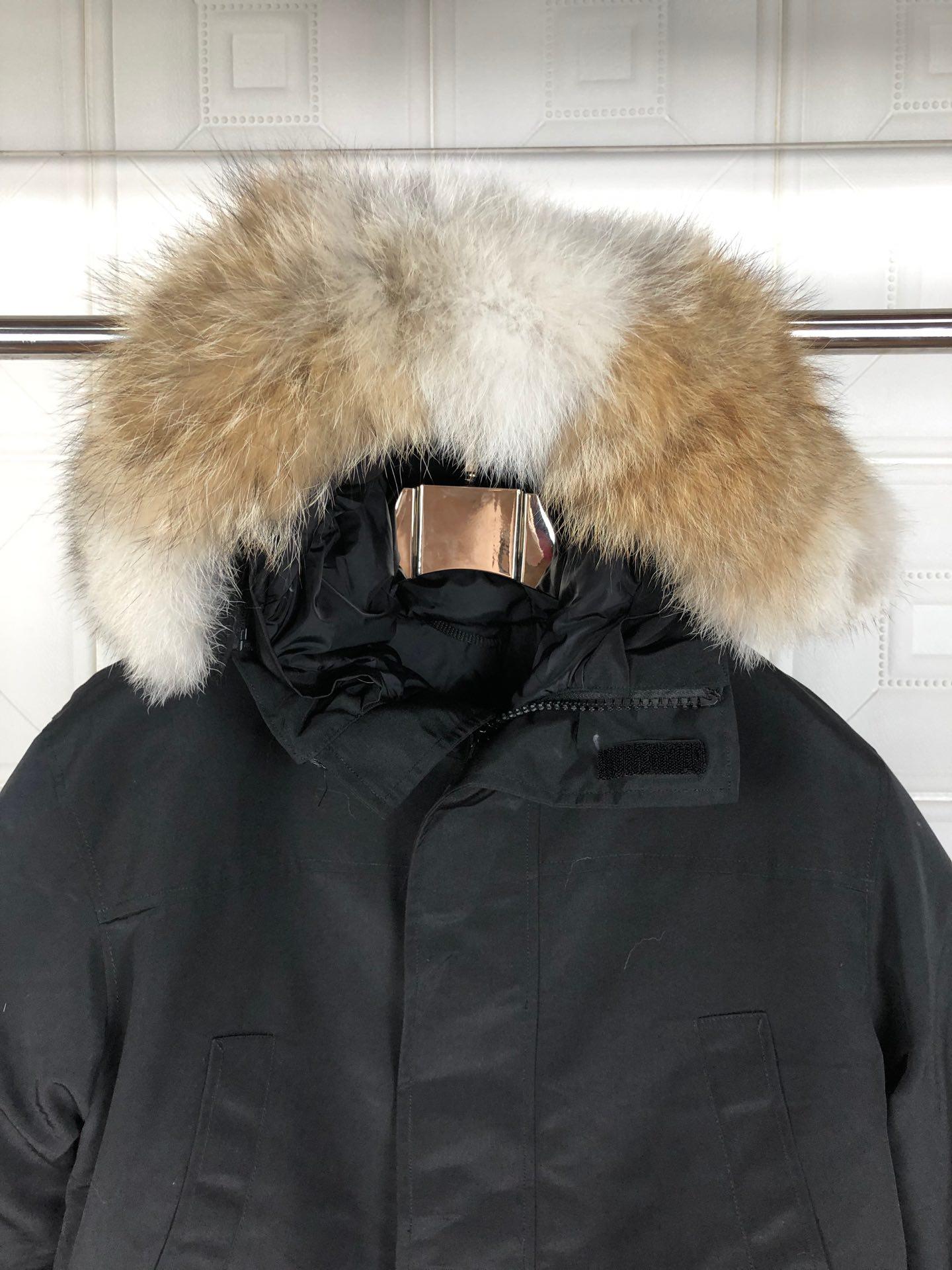 

2021 Winter Down Jacket top quality Mens Puffer goose Jackets big real wolf fur Hooded Thick warm parka doudoune Homme Outdoor coat, Photo style and color