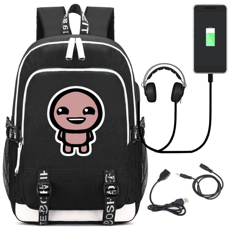

Backpack The Binding Of Isaac Student School Bags Bookbag Cosplay Unisex Laptop Travel Shoulder, 006