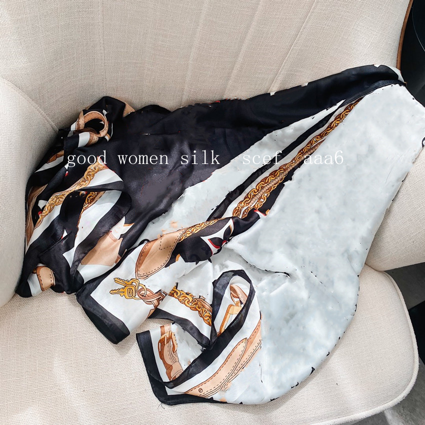 

High quality delicate printed women's scarf Spring summer thin silk scarfs soft luxury scarves