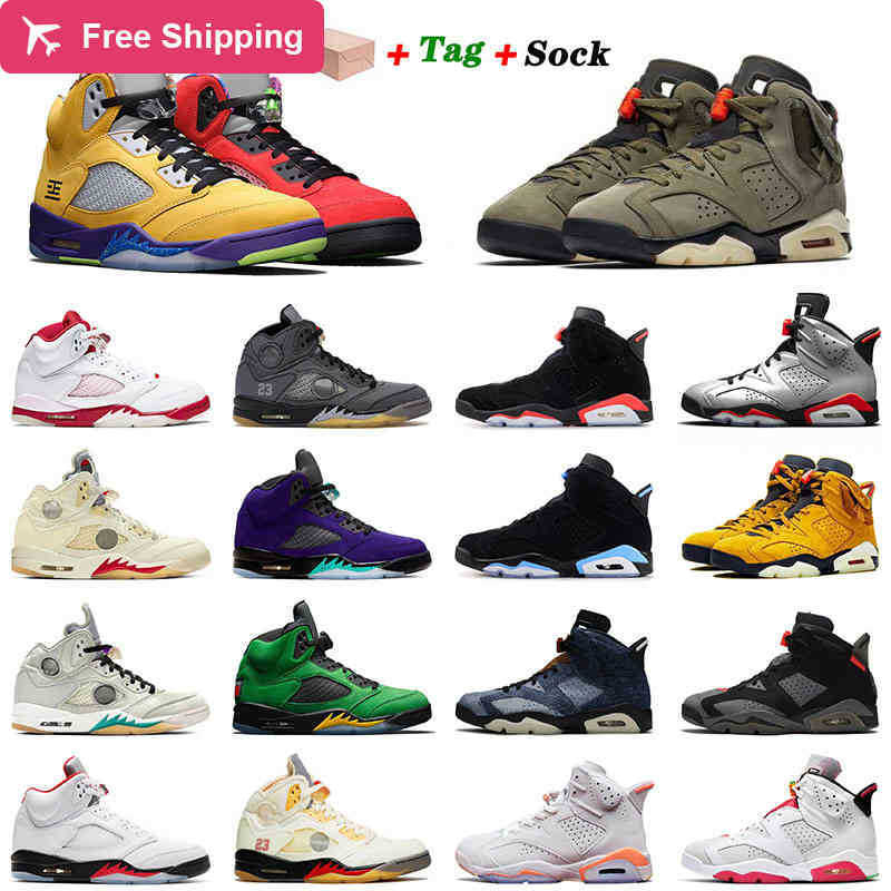

Jogging 5 5s Sail Basketball Shoes mens womens 6 6s Hare Carmine Trainers Sneakers 36-47, C50 sail 40-47