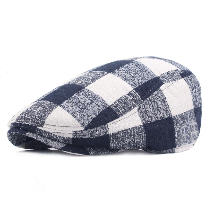 

Men's Cap Peaky Blinders Berets Hat Golf Driving Sun Flat Cotton Gatsby Vy Summer Cabbie Sboy 2021, Black