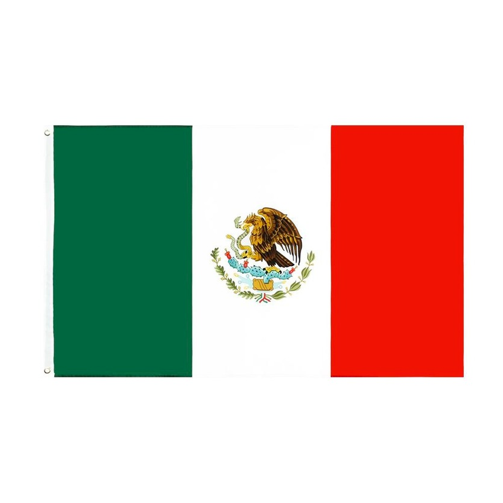 

DHL MX MEX Mexicanos Mexican Flag of Mexico Wholesale Direct Factory Ready to ship 3x5 Fts 90x150cm