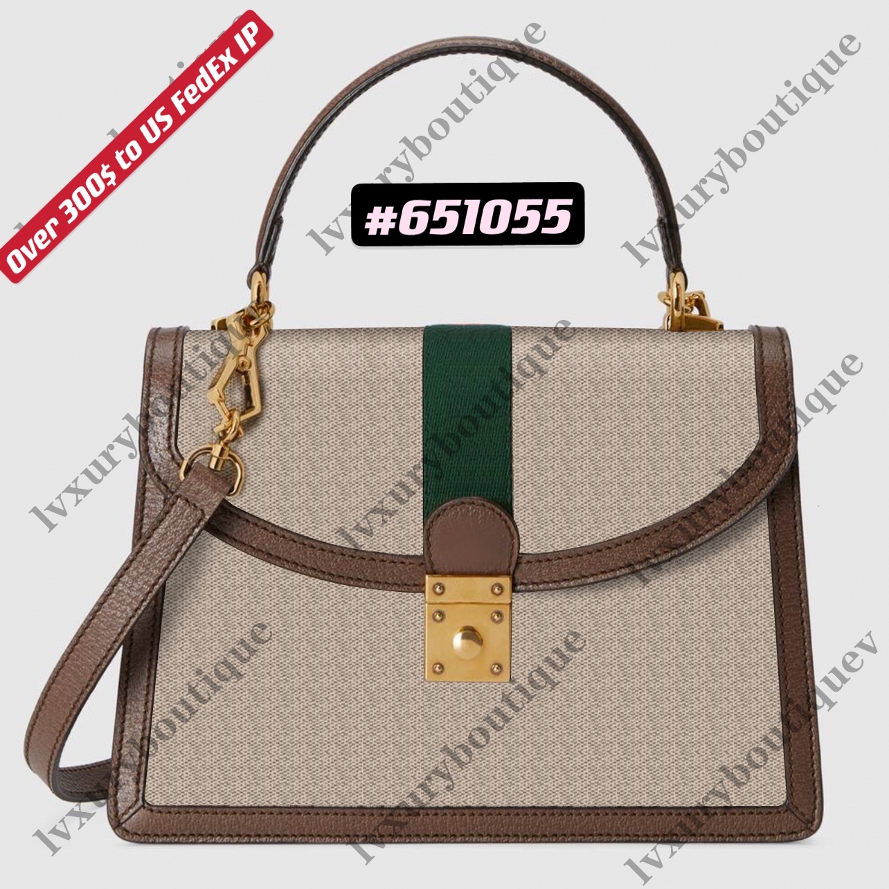 

Ophidia Small Saffiano Shoulder Bag Web Green Red Stripe Vintage Women Handbag with Handle, Classic beige/ebony canvas