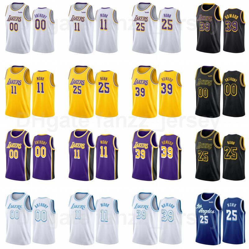 

Men Kids Women Basketball Carmelo Anthony Jersey 00 Wayne Ellington Trevor Ariza Russell Westbrook 0 Kendrick Nunn 25 Malik Monk 11 Dwight H, Black;red