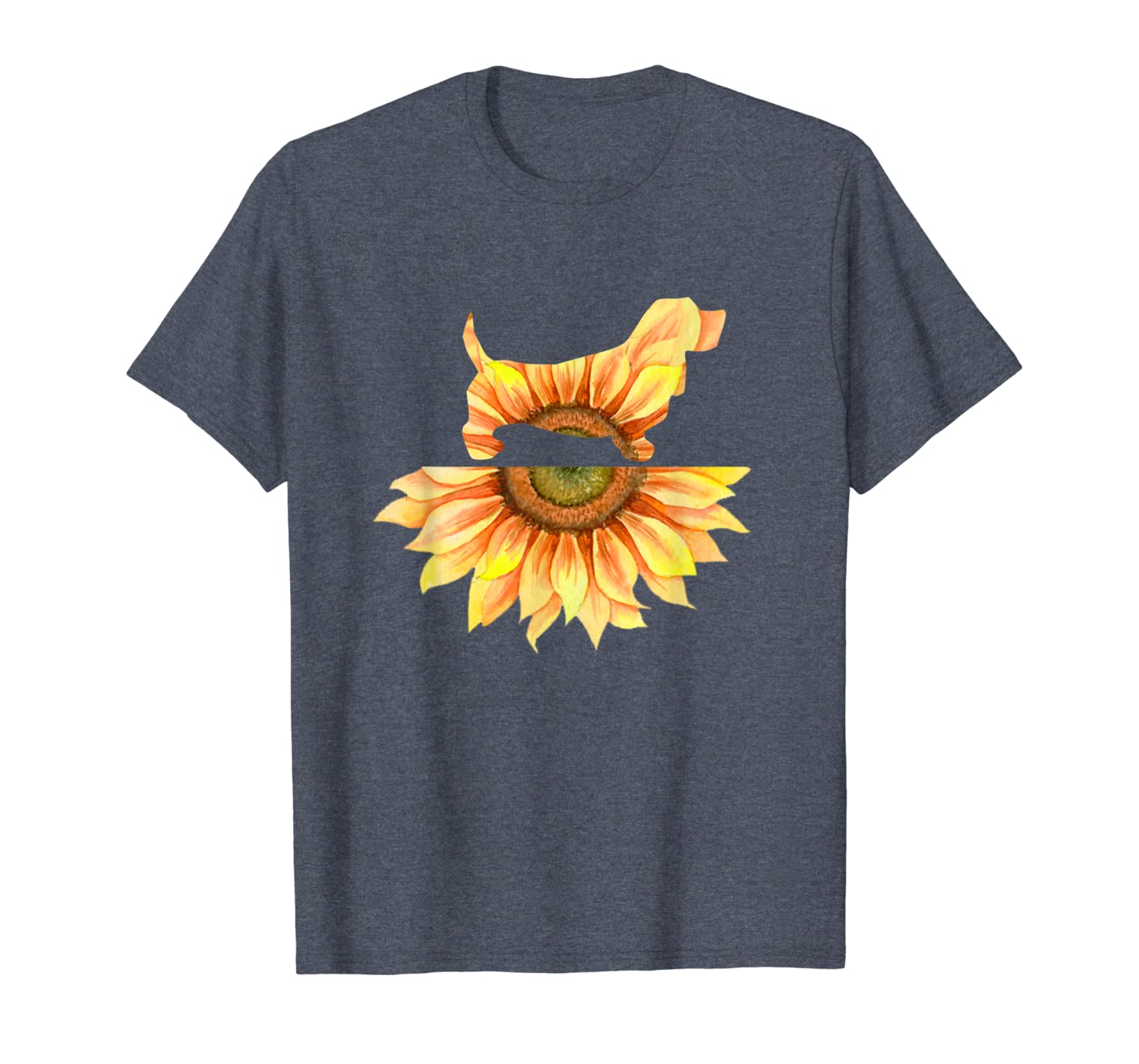 

basset hound tshirt basset hound gift sunflower shirt women, White;black