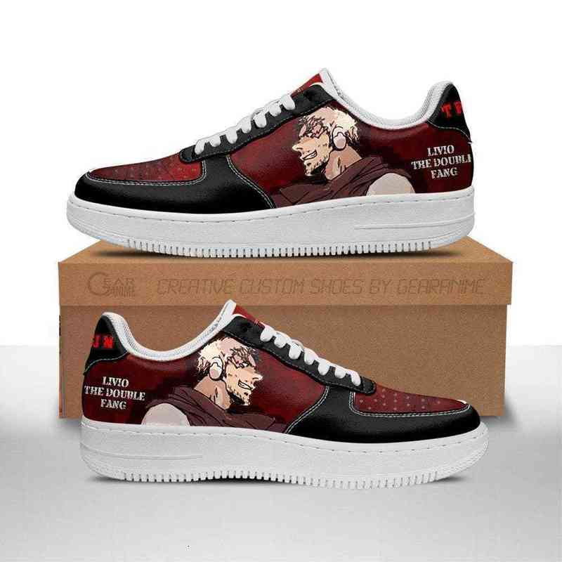 

Diy Anime Shoes Trigun Livio the Double Fang Sneakers Casual Running Sport Walking Lightweight Tennis, Others