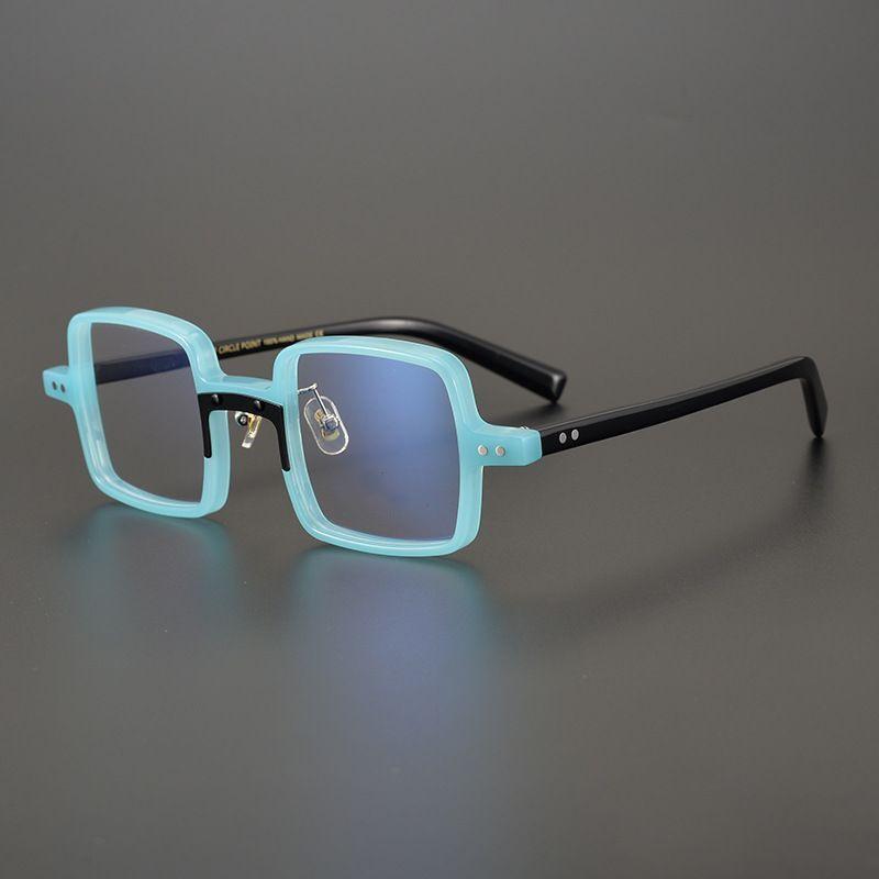 

Fashion Sunglasses Frames Japanese High Quality Acetate Glasses Frame Men Personality Square Eyeglasses For Women Clear Lens Prescription Ey