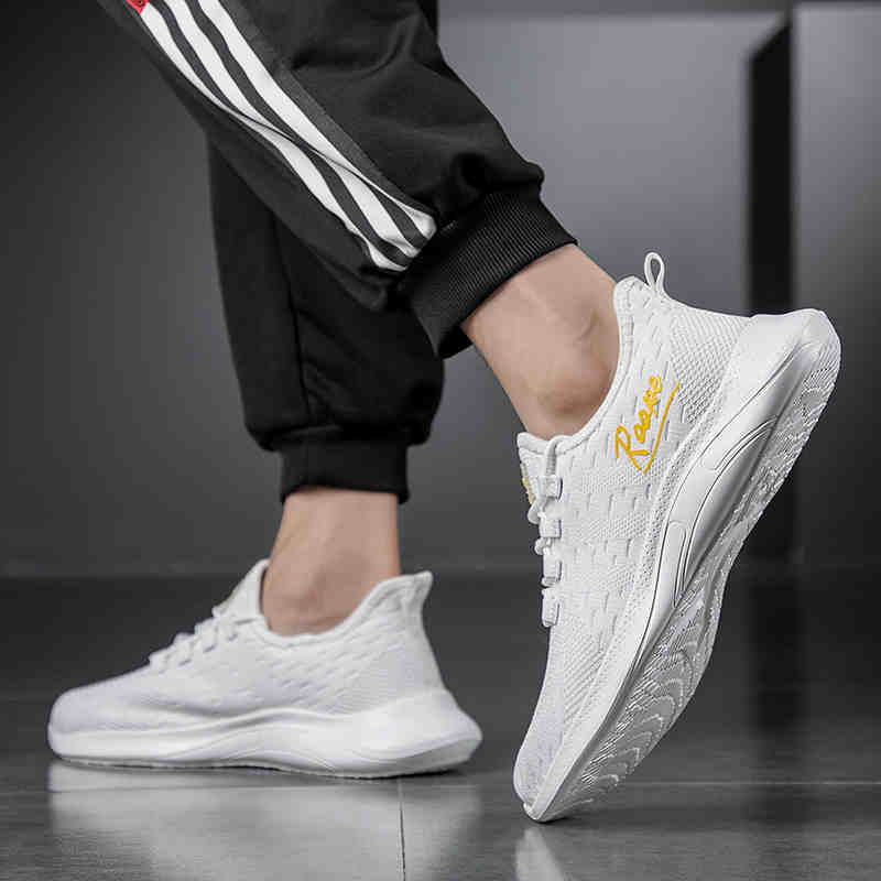 

Summer Men's Sneakers Men's Sneakers Spring Man Sport Shoes Men's Running Shoes 2021 Summer Sports Shoes Footwear Outdoor, Black