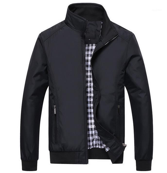

Men's Jackets Fashion Casual Jacket Slim Yards, Black