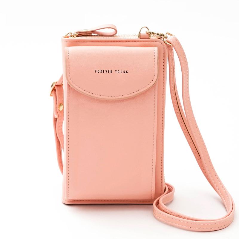 

Wallets 2021 Women Wallet Brand Cell Phone Big Card Holders Handbag Purse Clutch Messenger Shoulder Straps Bag, Black