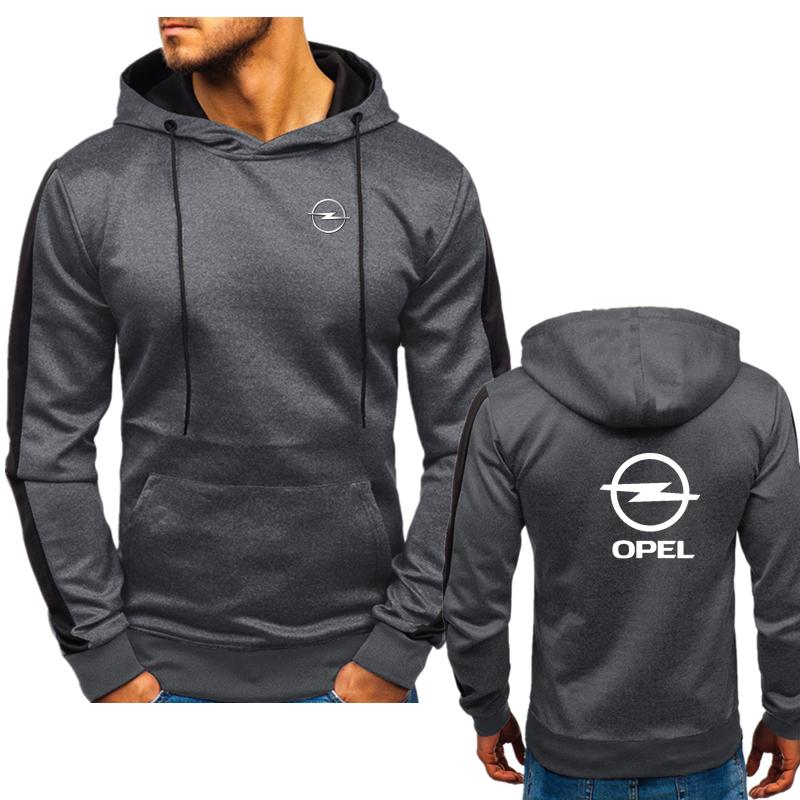 

Men's Hoodies & Sweatshirts OPEL Brands Logo Print Spring Long Sleeve Men Western Style Streetwear Customizable Hoodie Pullover Tops, Black