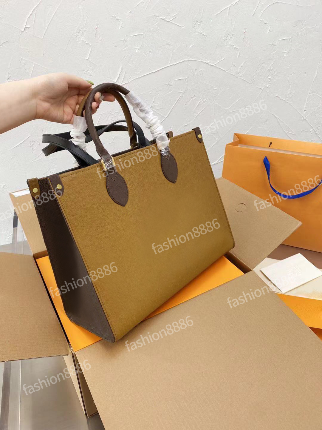 

wallet classic lady handbags 6colors grid 2pcs set purse large 32cm capacity luxur designers Women Shoulder Bags lady clutch retro Backpack Style, Box are not sold separately