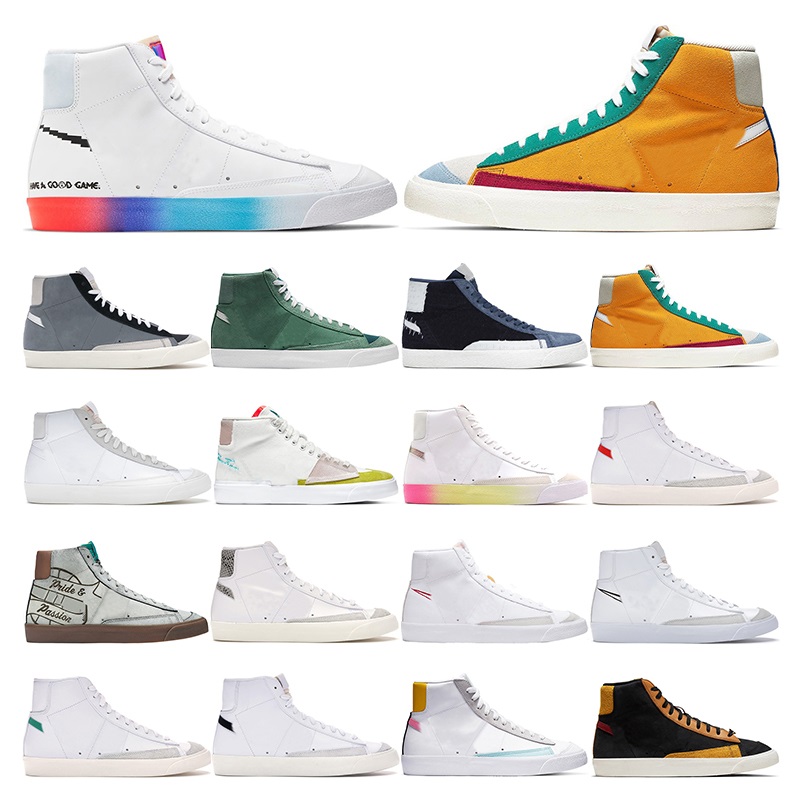 

blazer mid 77 vintage mens fashion shoes women Have A Good Game Thermal White green black Habanero Red sport sneakers outdoor Comfortable