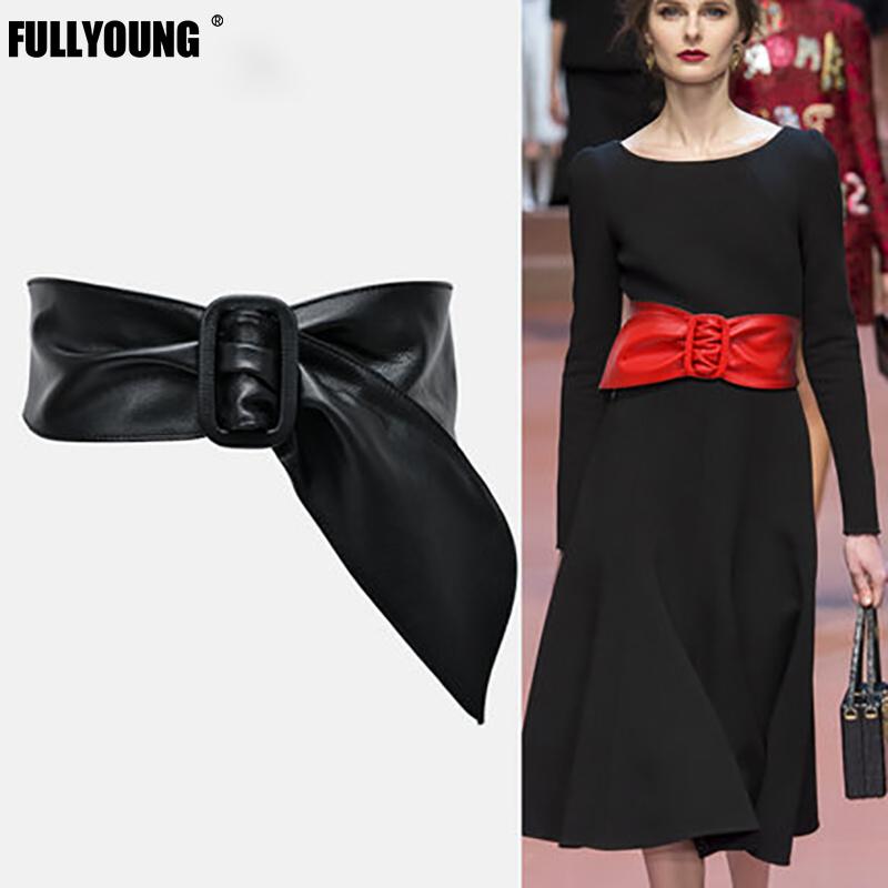 

Belts Pu Leather Big Square Buckle Multicolor Bow Belt Personality Women Adjustable Fashion Tide All-Match Spring Autumn 2021, Black;brown