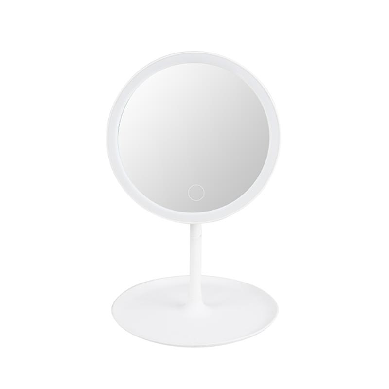 

Compact Mirrors Led Makeup Mirror Touch Screen Illuminated Vanity Table Lamp 360 Rotation Cosmetic For Countertop Cosmetics