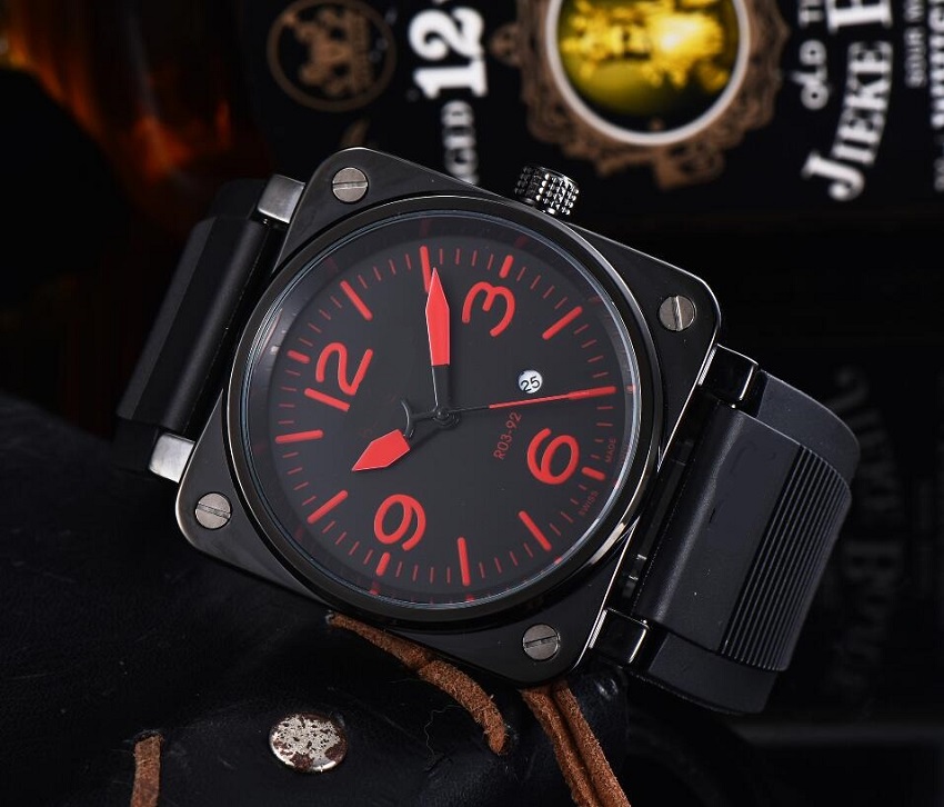 

high quality factory automatic stopwatch square desinger men watch Sapphire stainless steel Transparent glass back men's watches, As pic