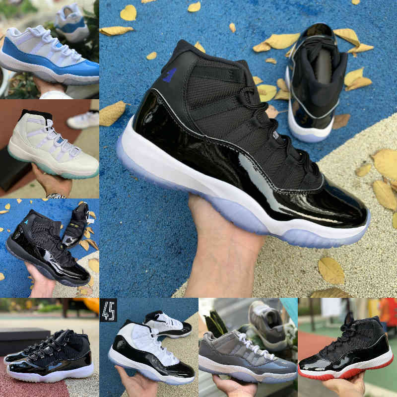 

2021 Jubilee Pantone Bred High 11 11s Basketball Shoes Midnight Navy Low Columbia Cap and Gown Concord 45 Easter Win Like Space Jam 25th Anniversary Sneakers, M3012