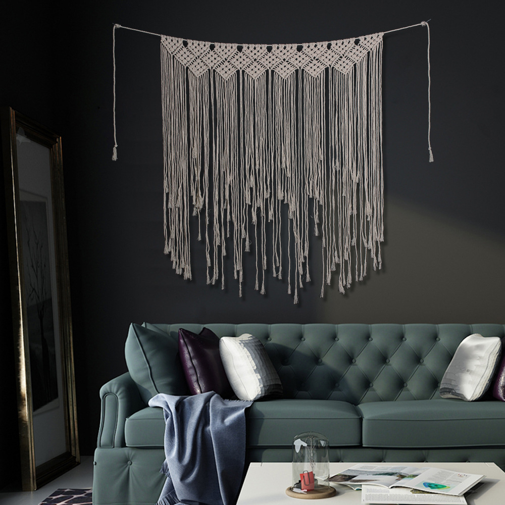 

40cm Dream Catcher White Hanging Objects Pendant Handmade Wall Decoration for Bedroom Home 15.75 Inch 1222145